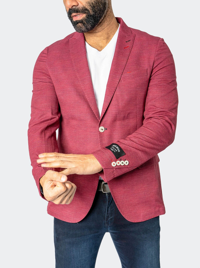 Blazer Unconstructed Descartes Brickhouse Red