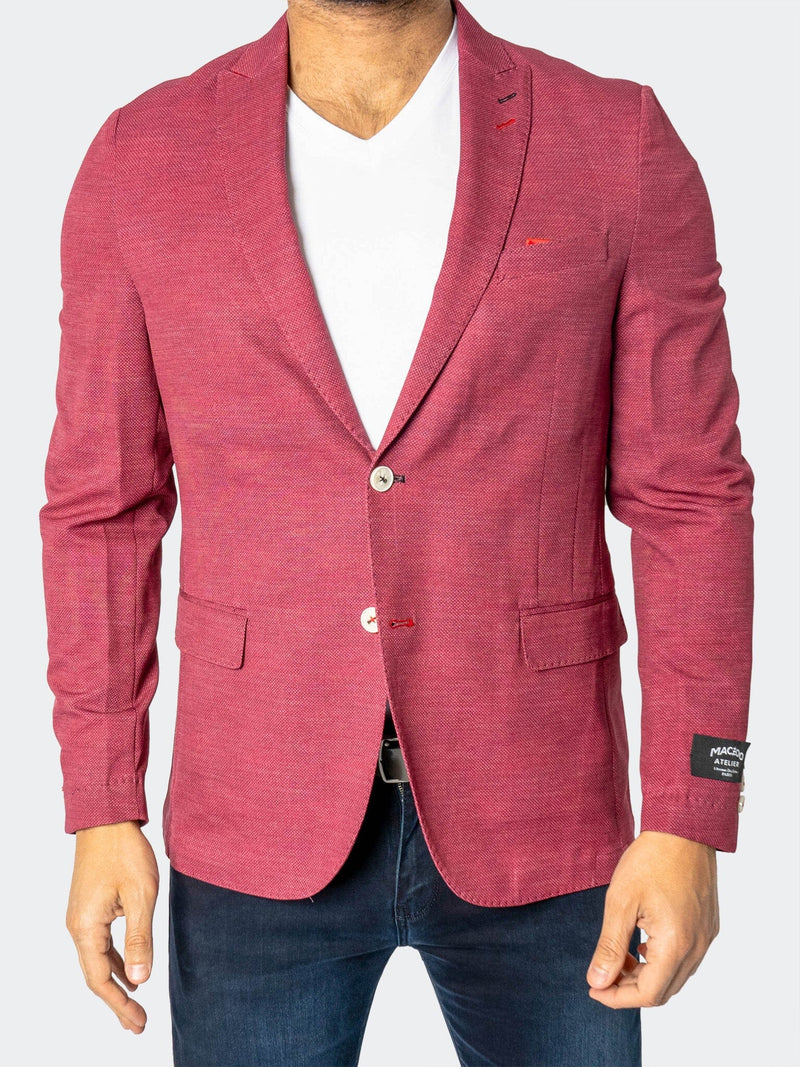 Blazer Unconstructed Descartes Brickhouse Red