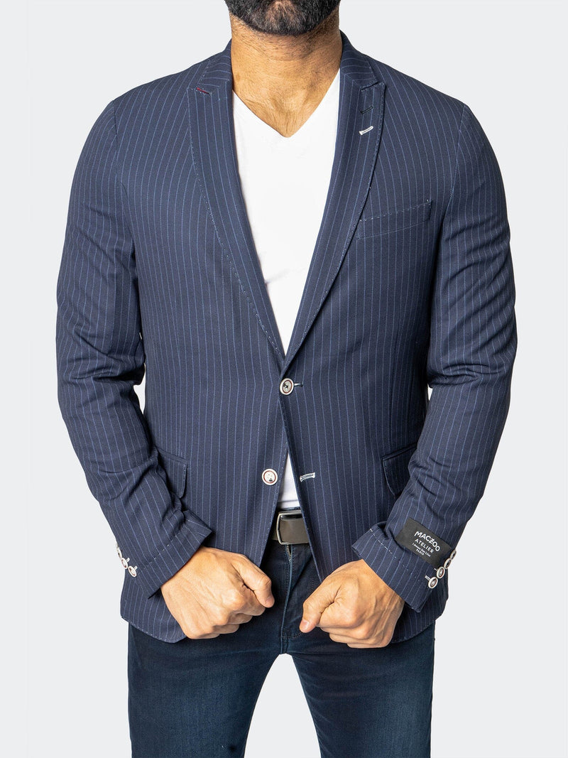 Blazer Unconstructed Descartes Capone Blue