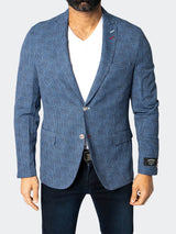 Blazer Unconstructed Descartes Static Blue View-1