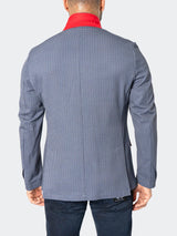 Blazer Unconstructed Descartes Thatch Blue View-6