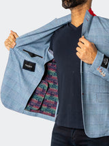 Blazer Unconstructed Rain Blue View-2