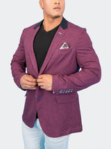 Blazer Unconstructed Shadow Pink View-7