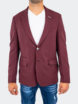 Blazer Unconstructed SolidRed Red View-3