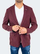 Blazer Unconstructed SolidRed Red View-4