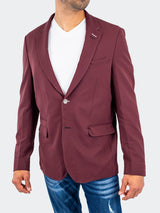 Blazer Unconstructed SolidRed Red View-7