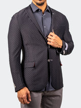 Blazer Unconstructed Stretch BLK View-2