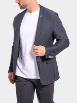 Blazer Unconstructed Stretch BLK View-3