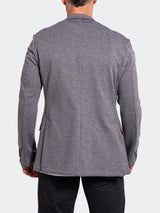 Blazer Unconstructed Stretch Grey View-7