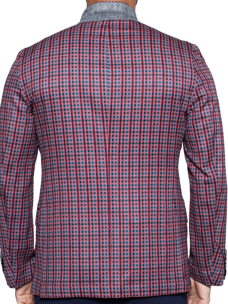 Blazer Unconstructed Check Red