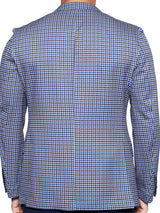 Blazer Unconstructed Houndstooth Blue View-2