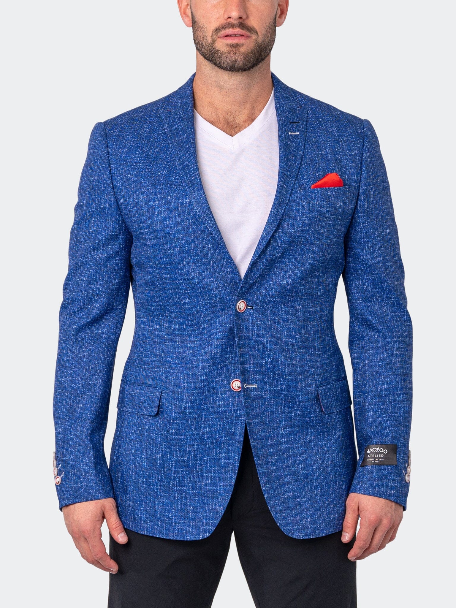 Blazer Unconstructed Descartes Interrupted Blue