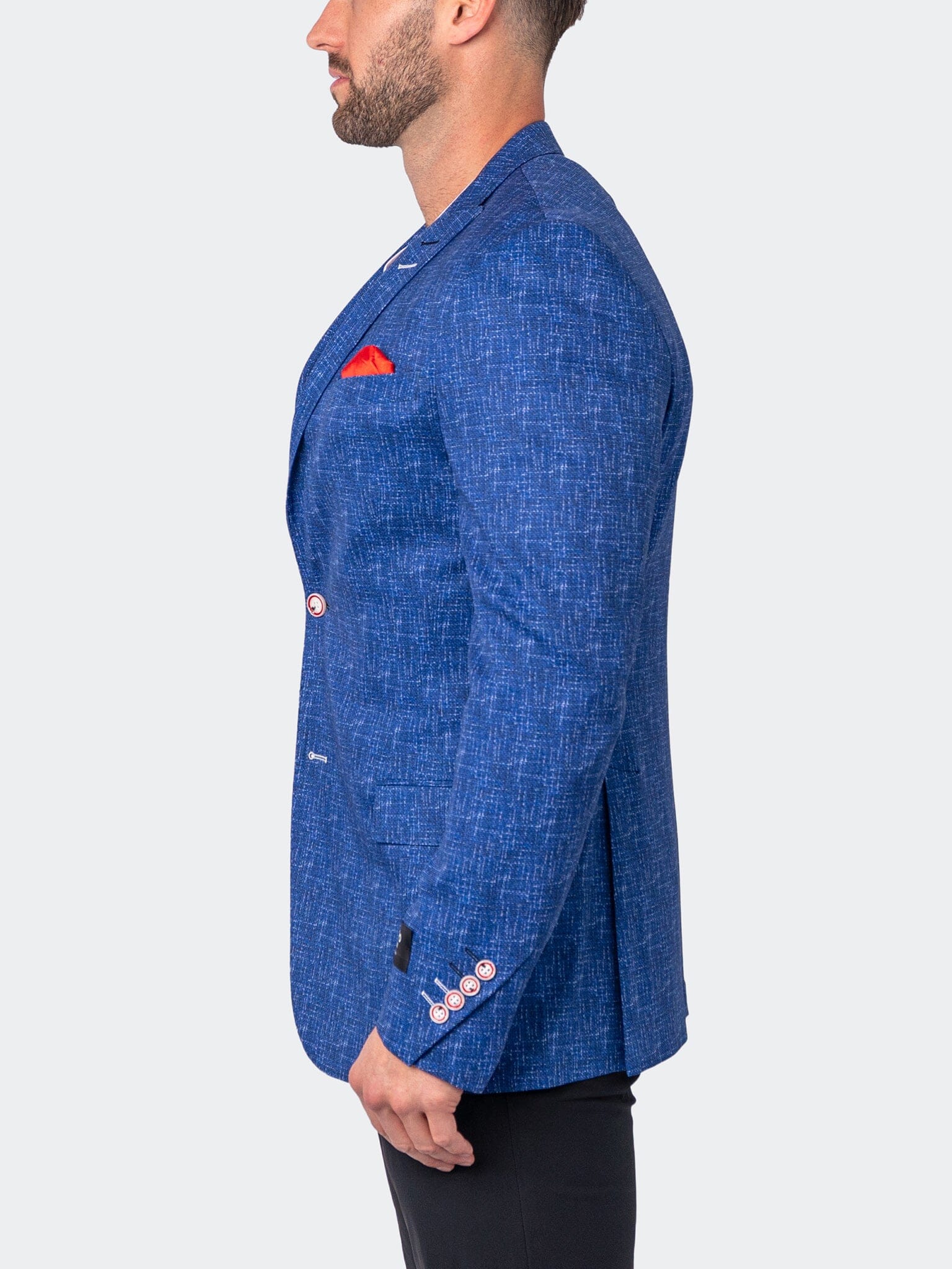 Blazer Unconstructed Descartes Interrupted Blue