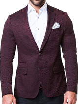 Blazer Socrate Paisley Red View-1