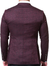 Blazer Socrate Paisley Red View-3