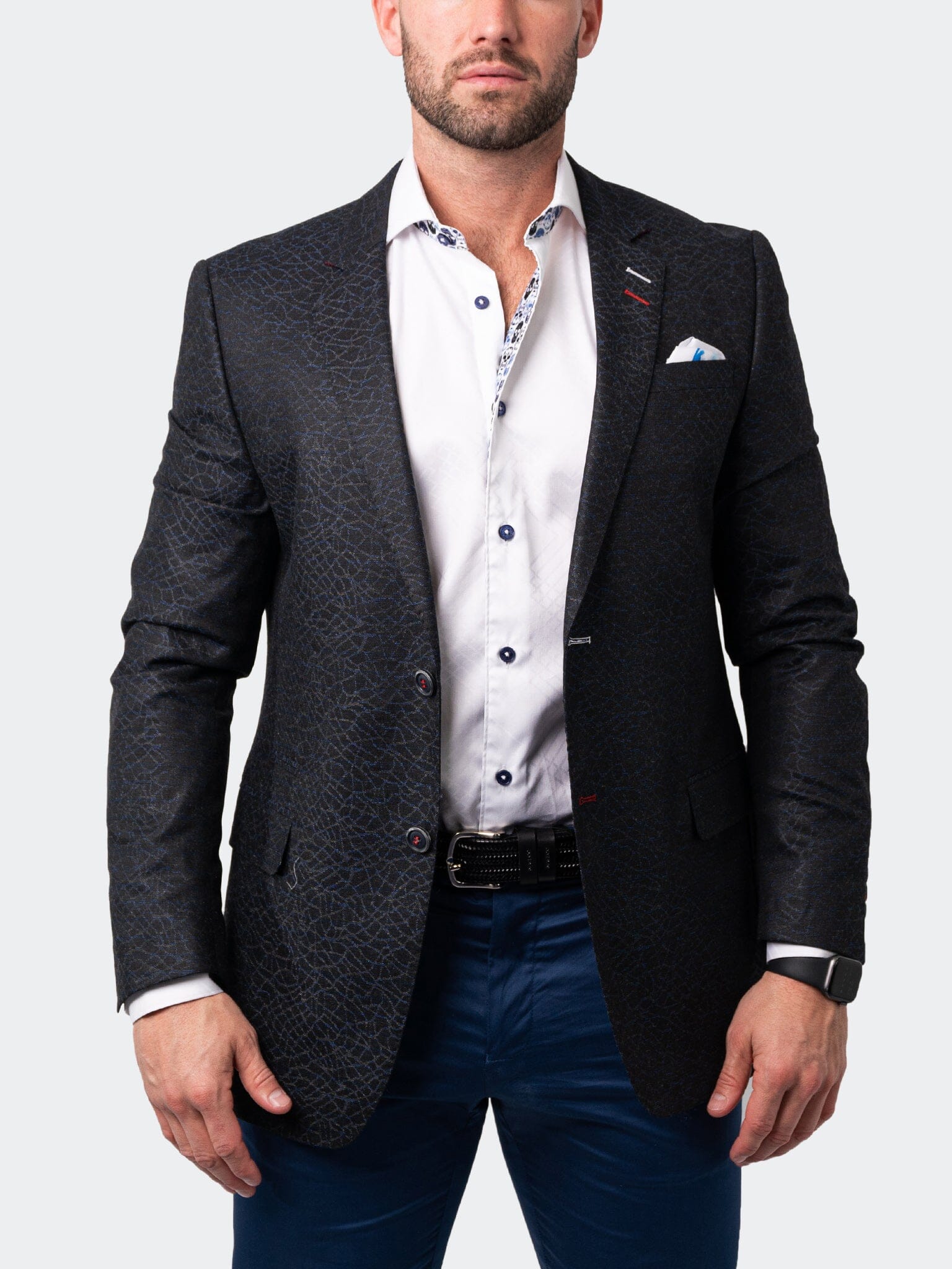 Blazer Socrate Veins Black