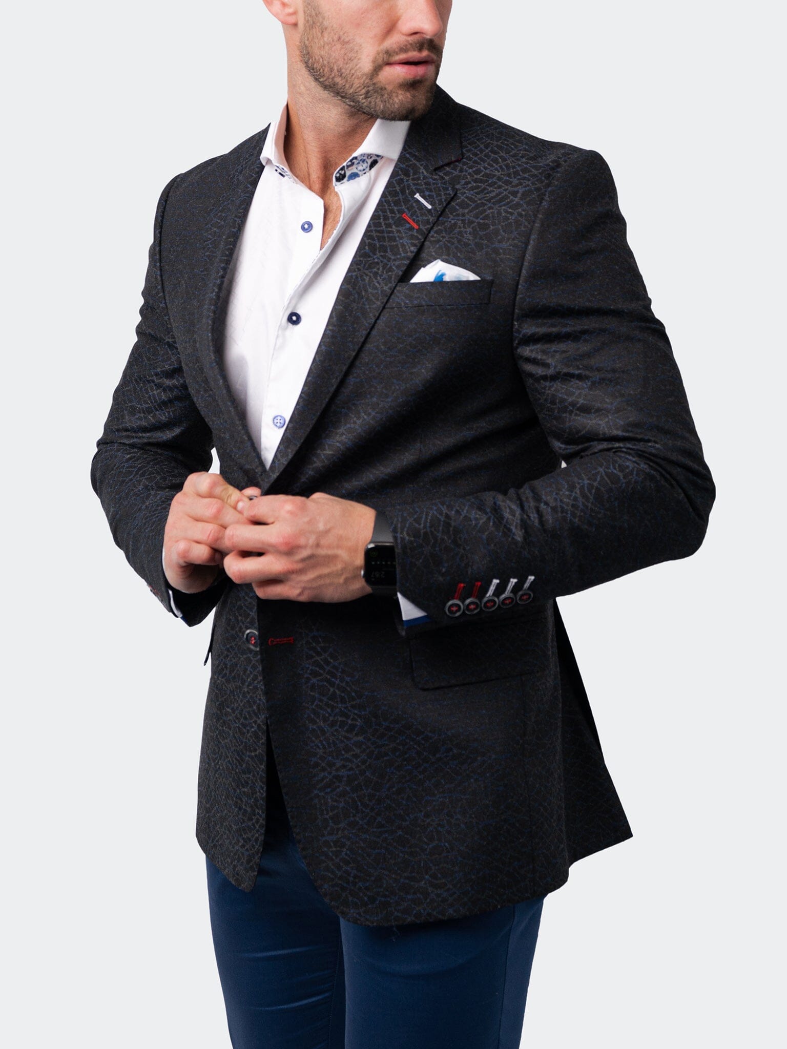 Blazer Socrate Veins Black