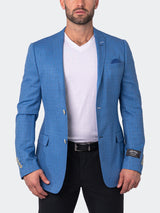 Blazer Unconstructed Micro Blue View-2