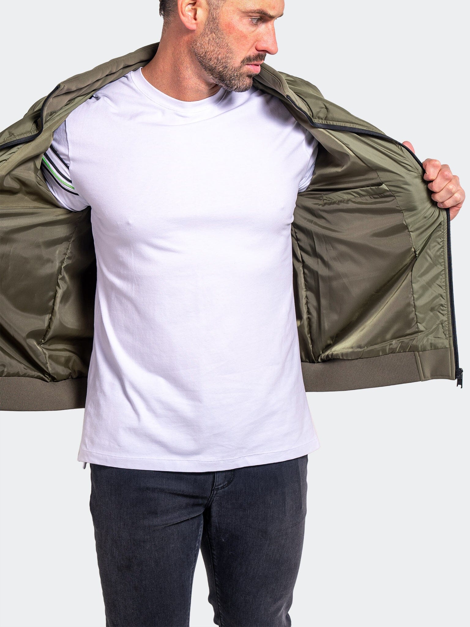 Ascension Green Bomber Jacket