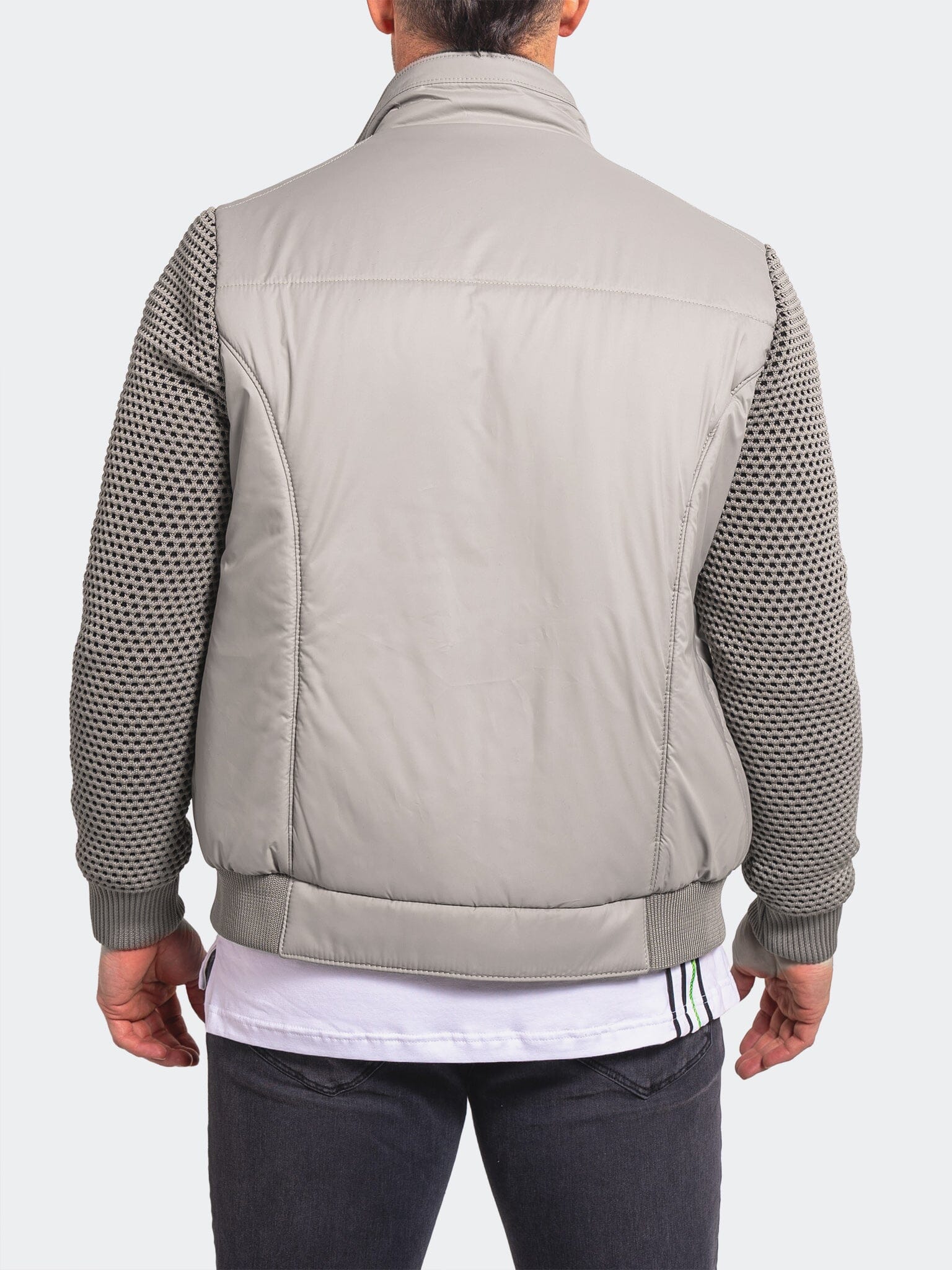 Ascension Grey Bomber Jacket