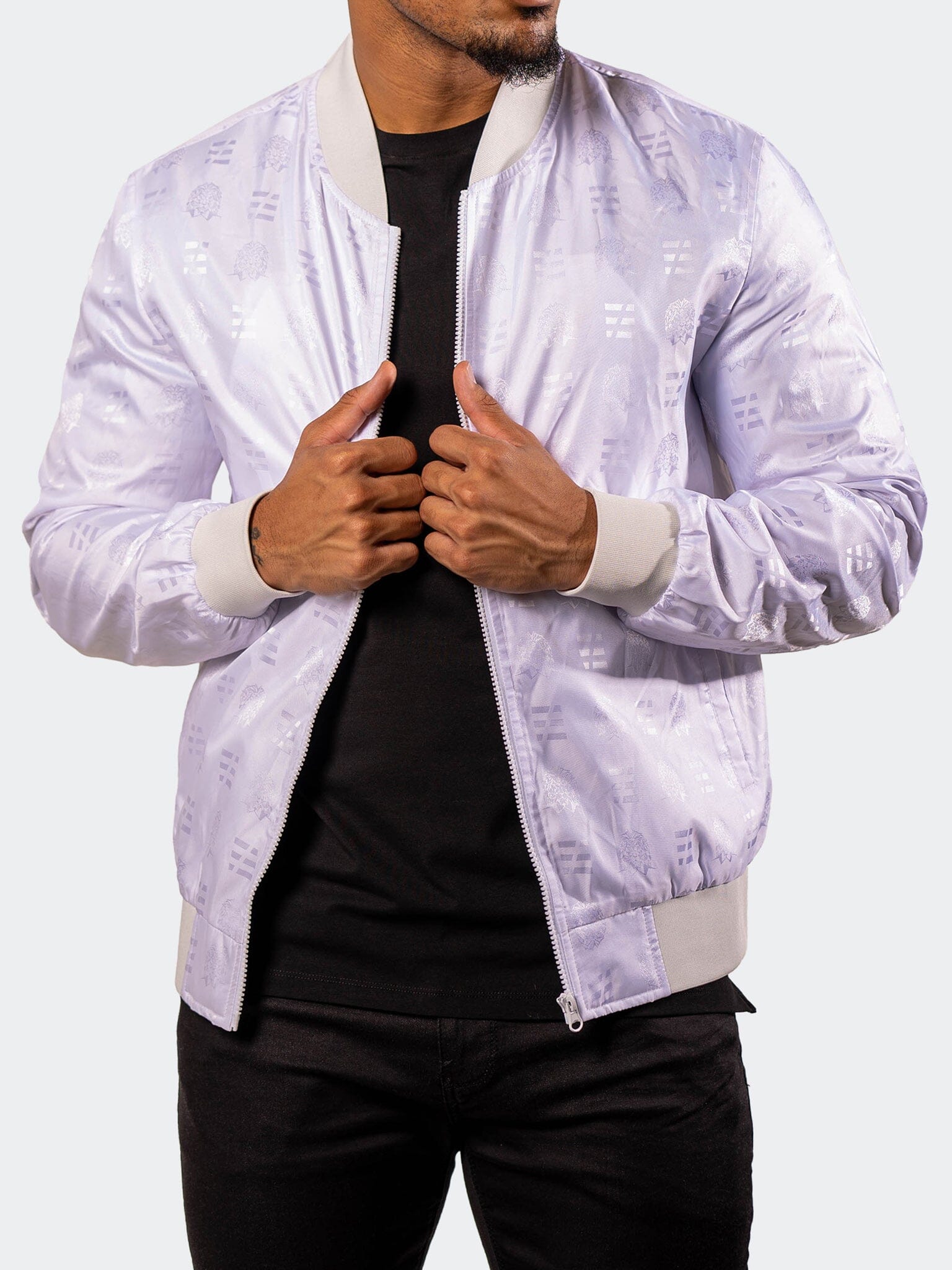 Bomber IconGlass White