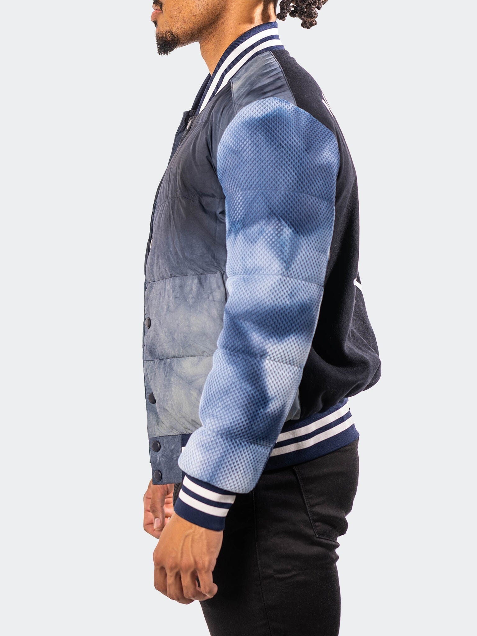 OceanSky Blue Bomber Jacket