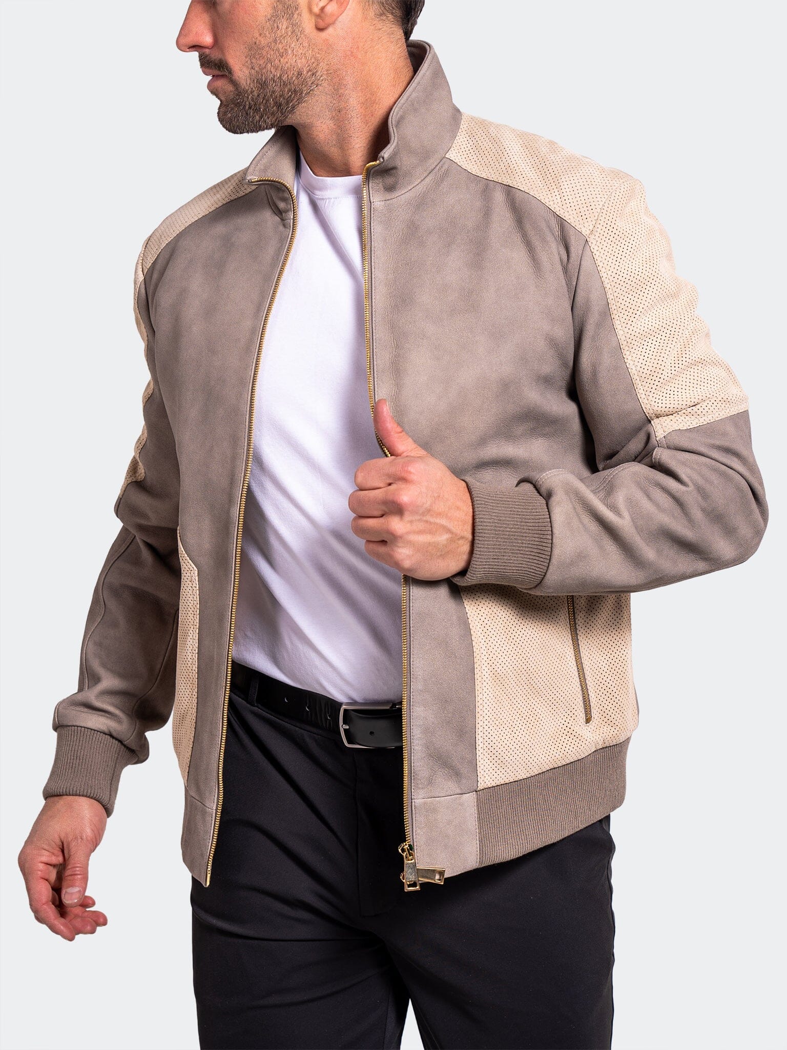 Resistance Grey Bomber Jacket