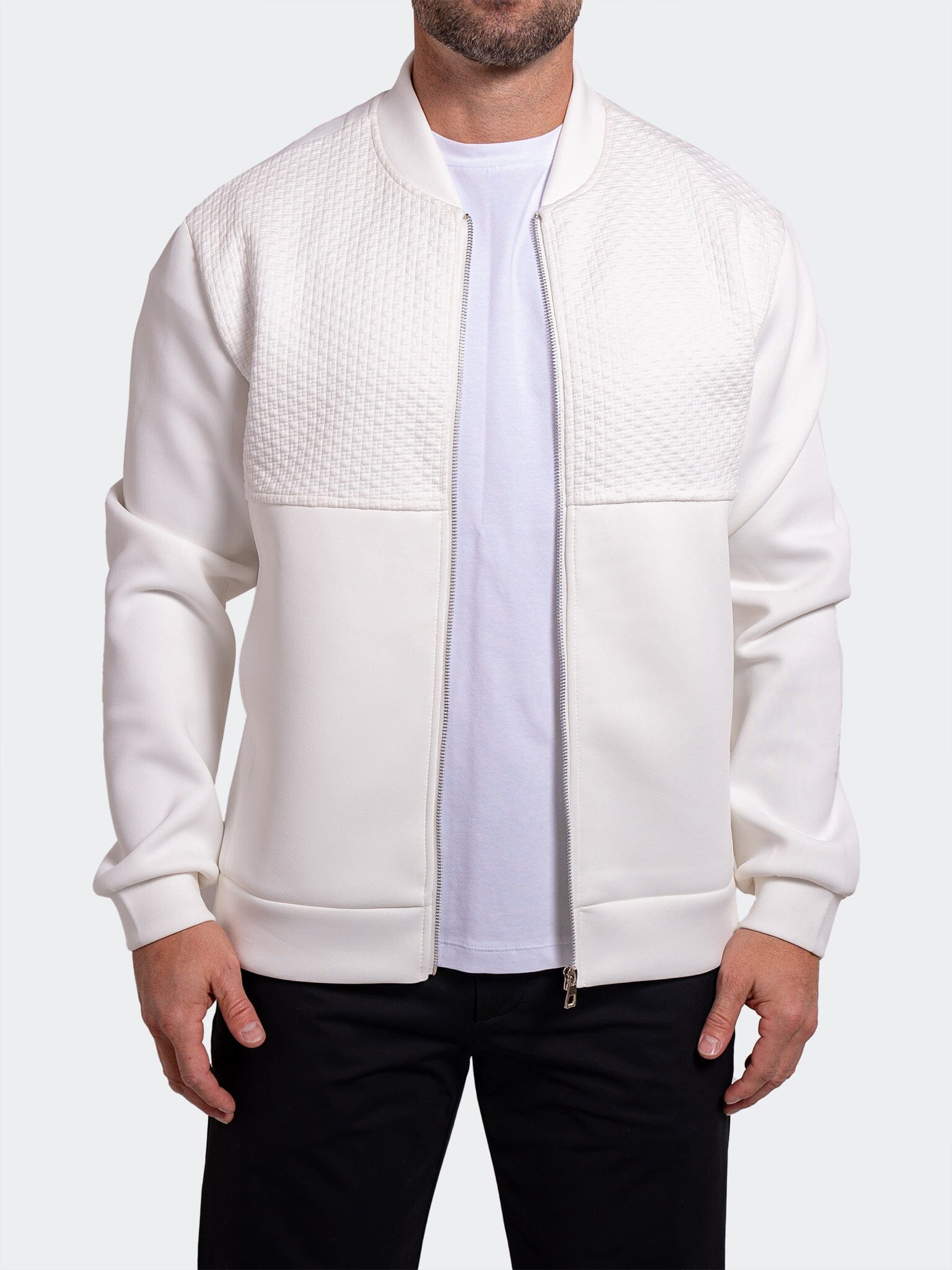 Resistance White Bomber Jacket