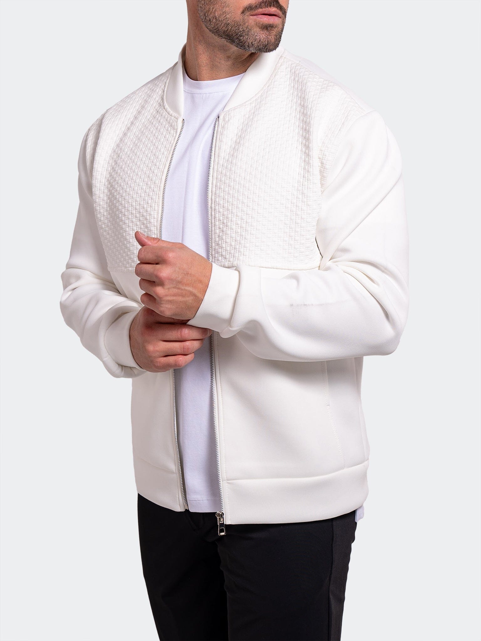 Resistance White Bomber Jacket