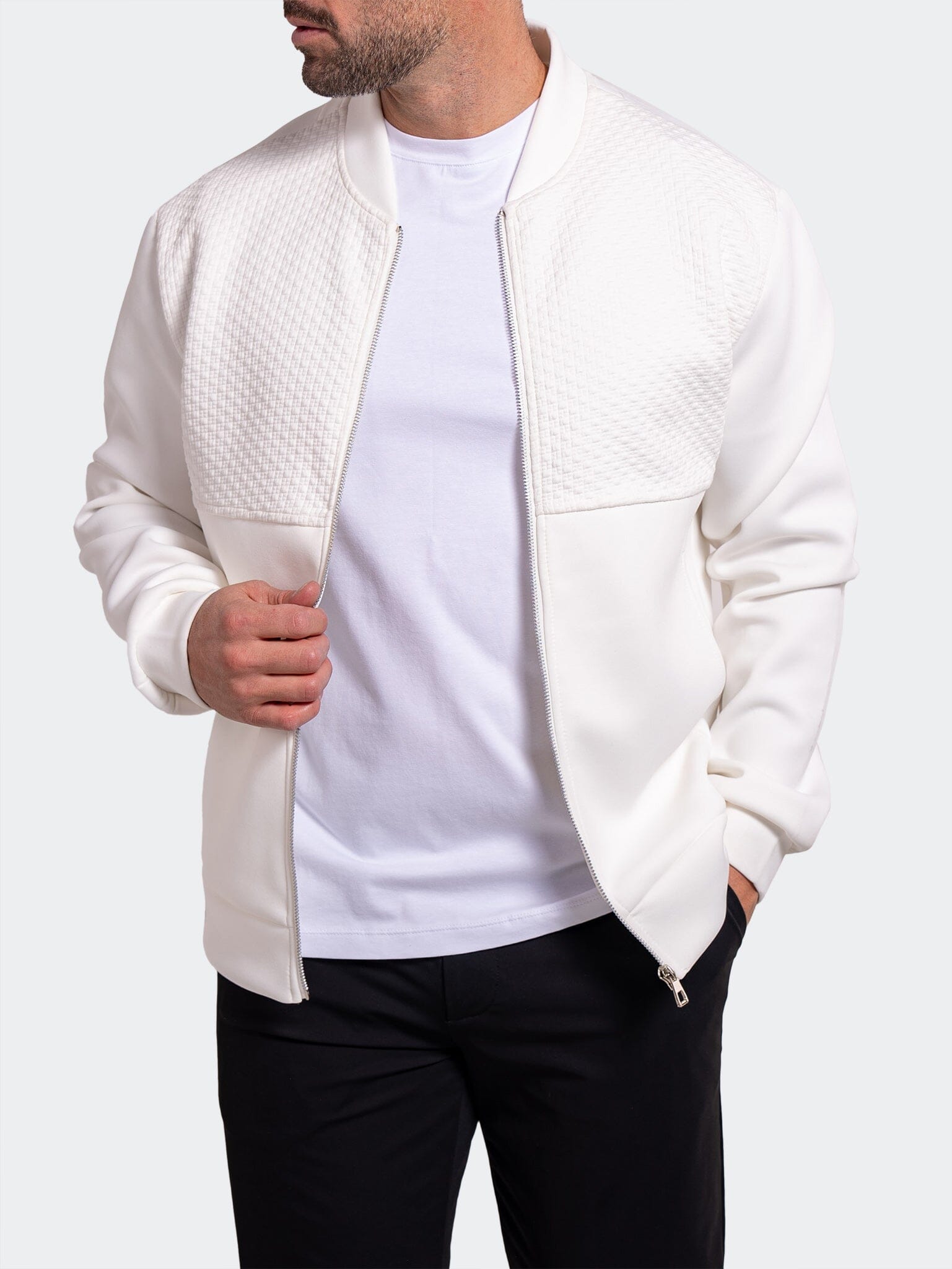 Resistance White Bomber Jacket