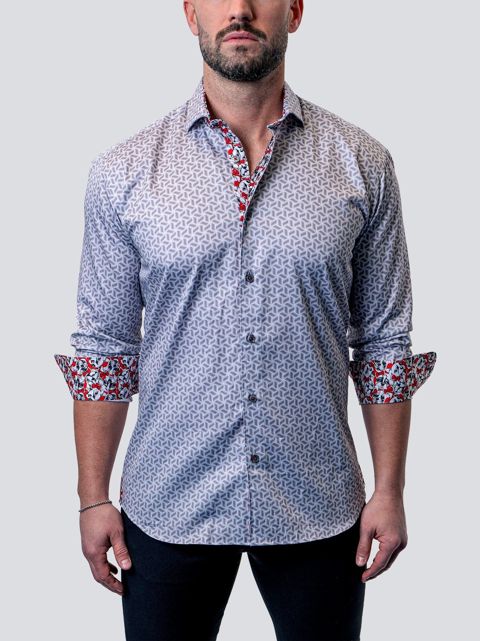 Eins 3D Square Grey Shirt