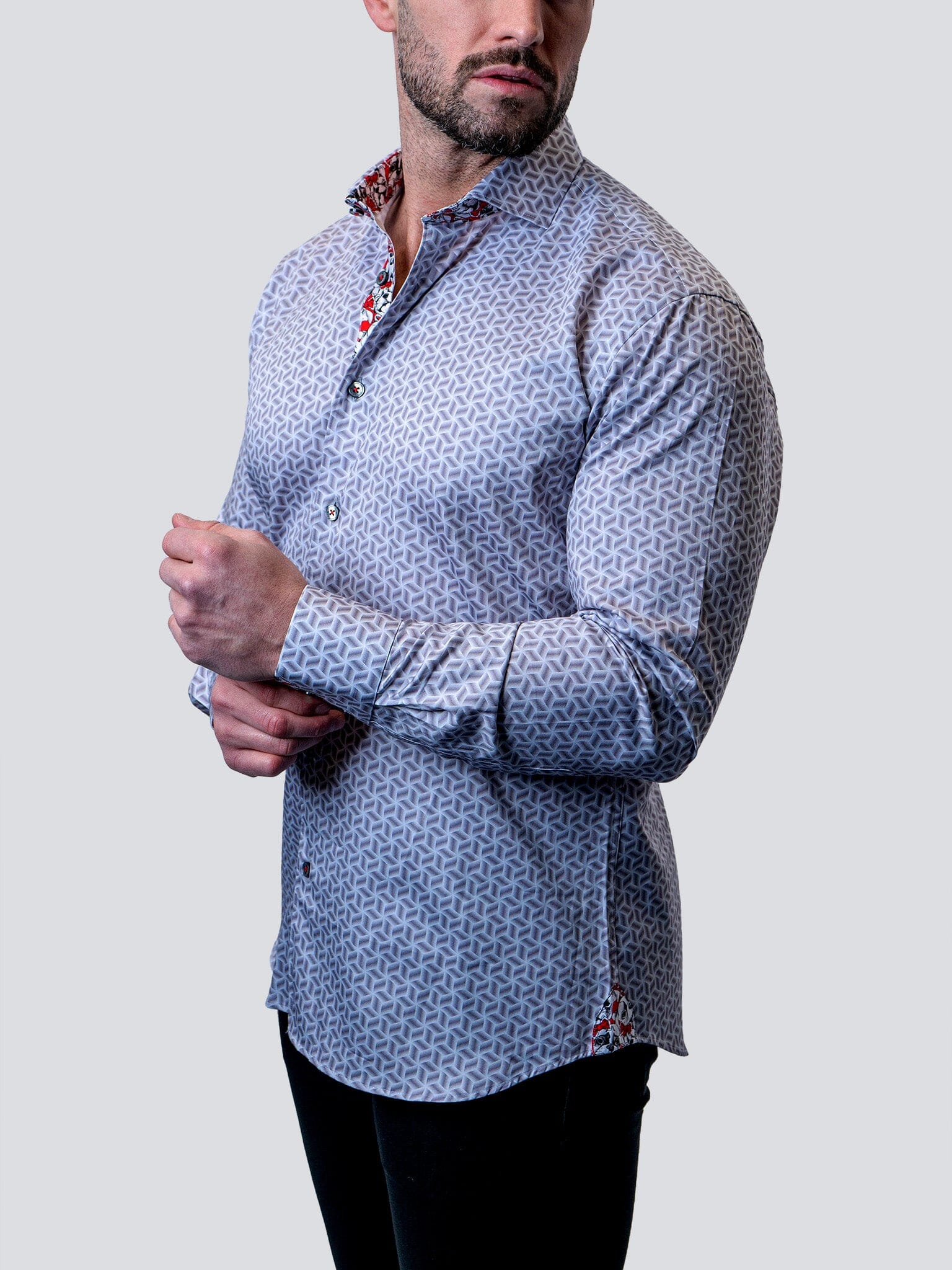 Eins 3D Square Grey Shirt