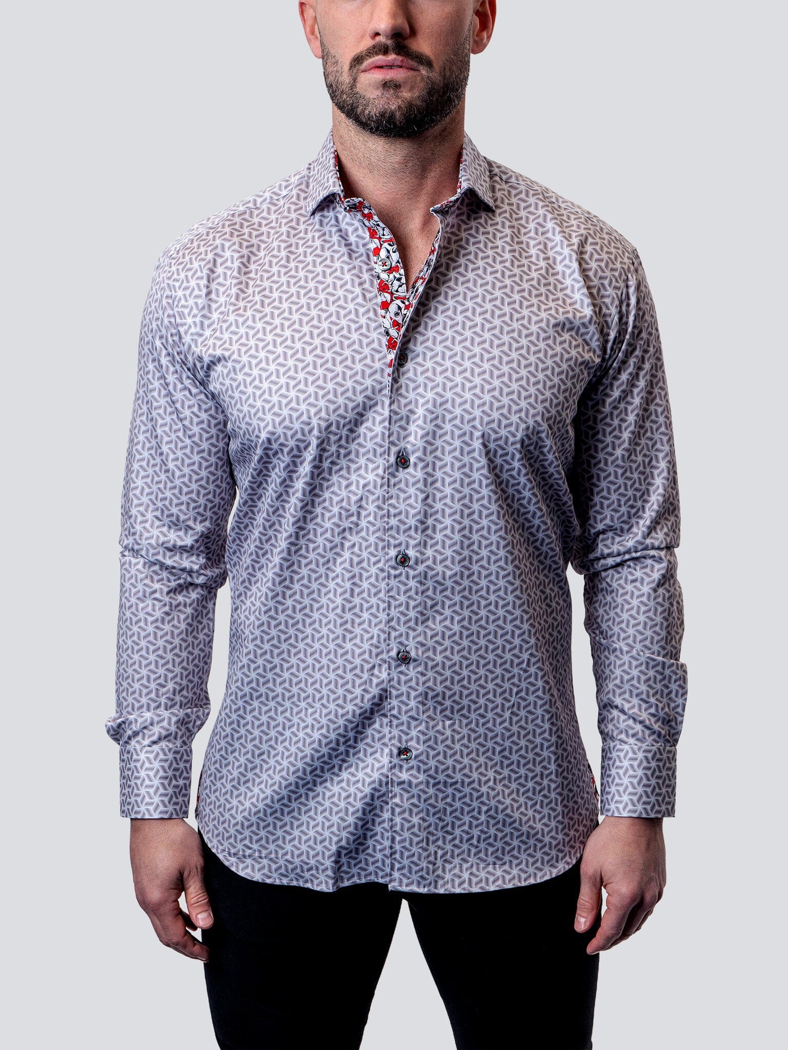 Eins 3D Square Grey Shirt