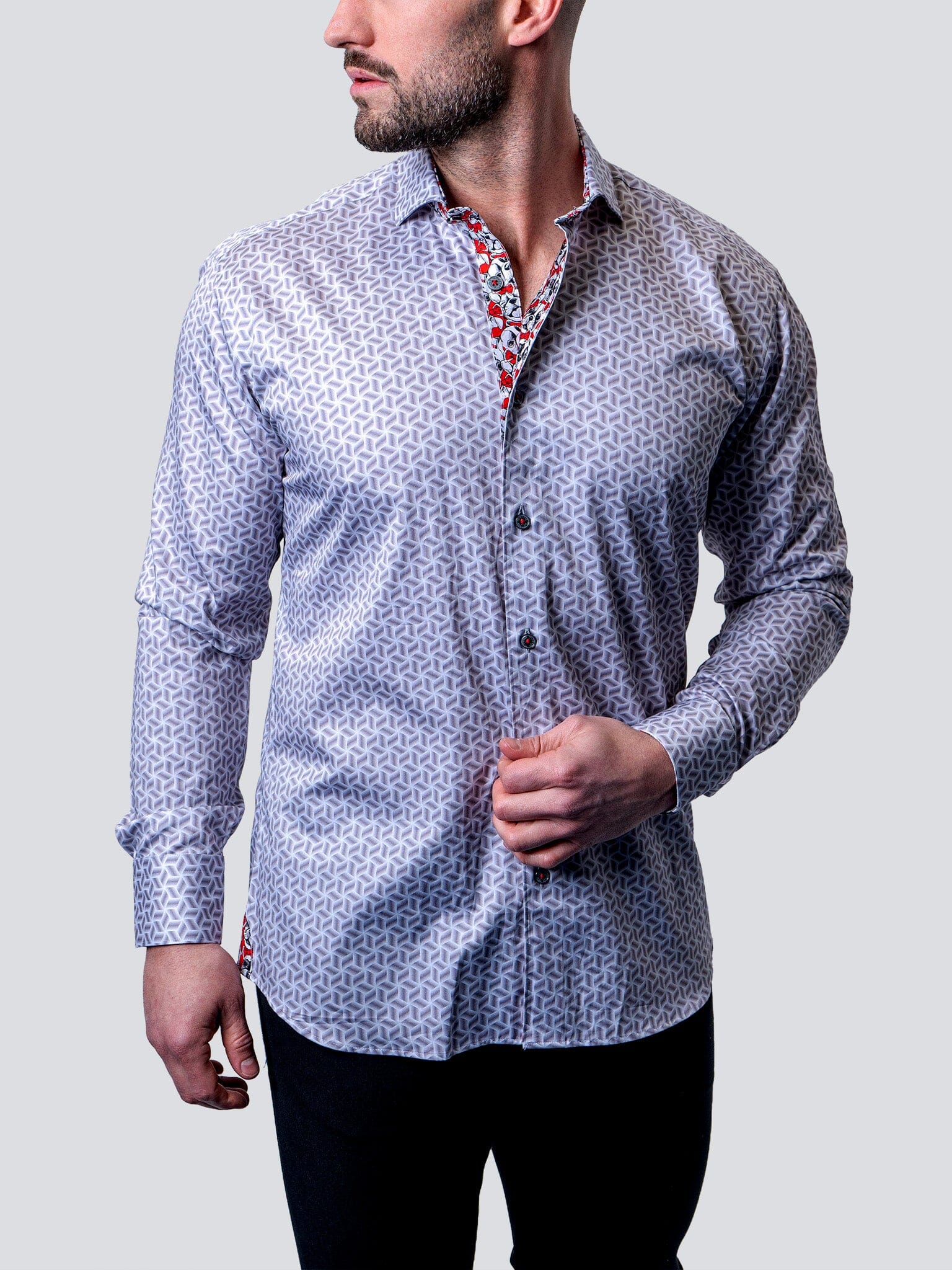 Eins 3D Square Grey Shirt