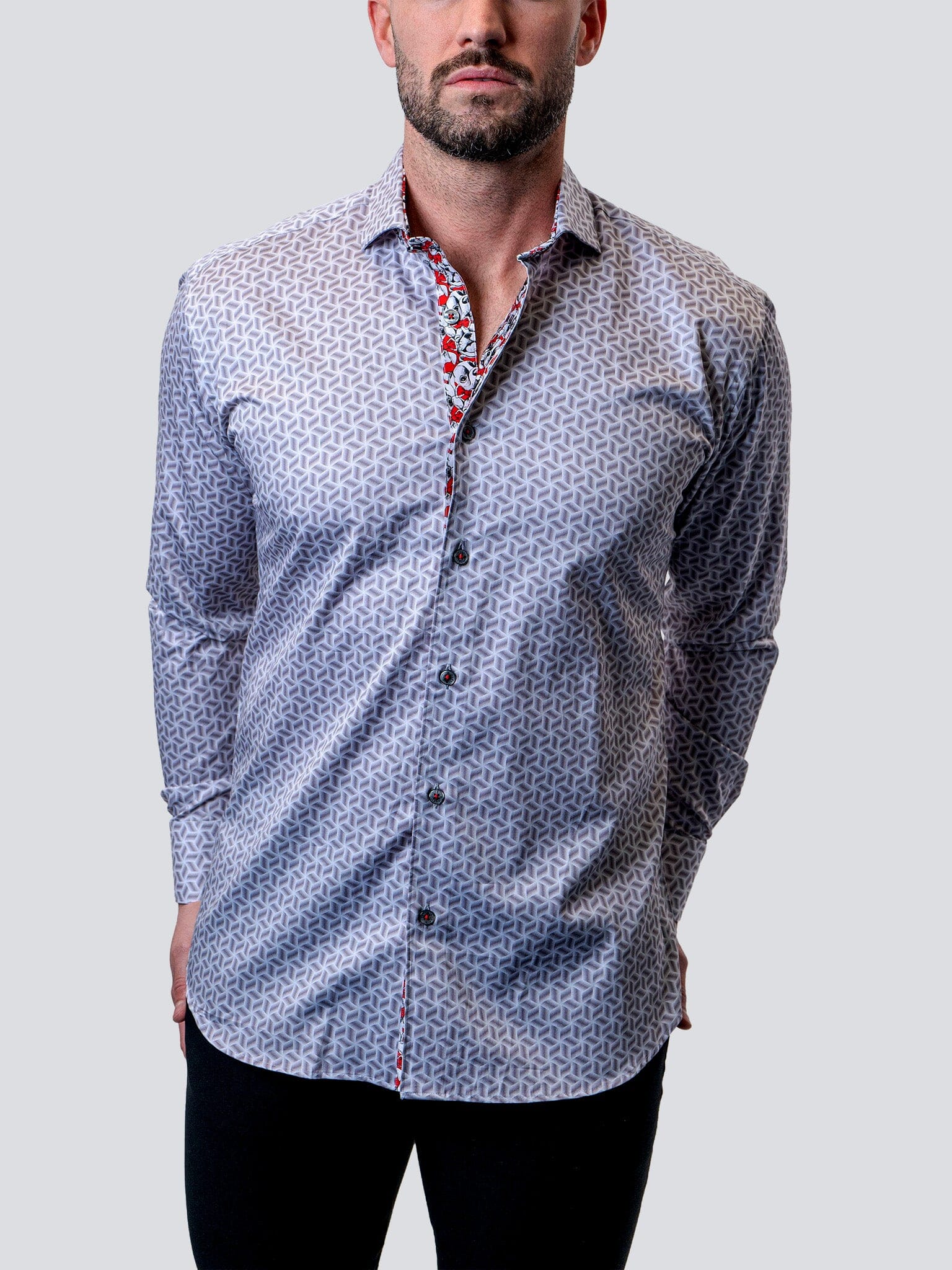 Eins 3D Square Grey Shirt