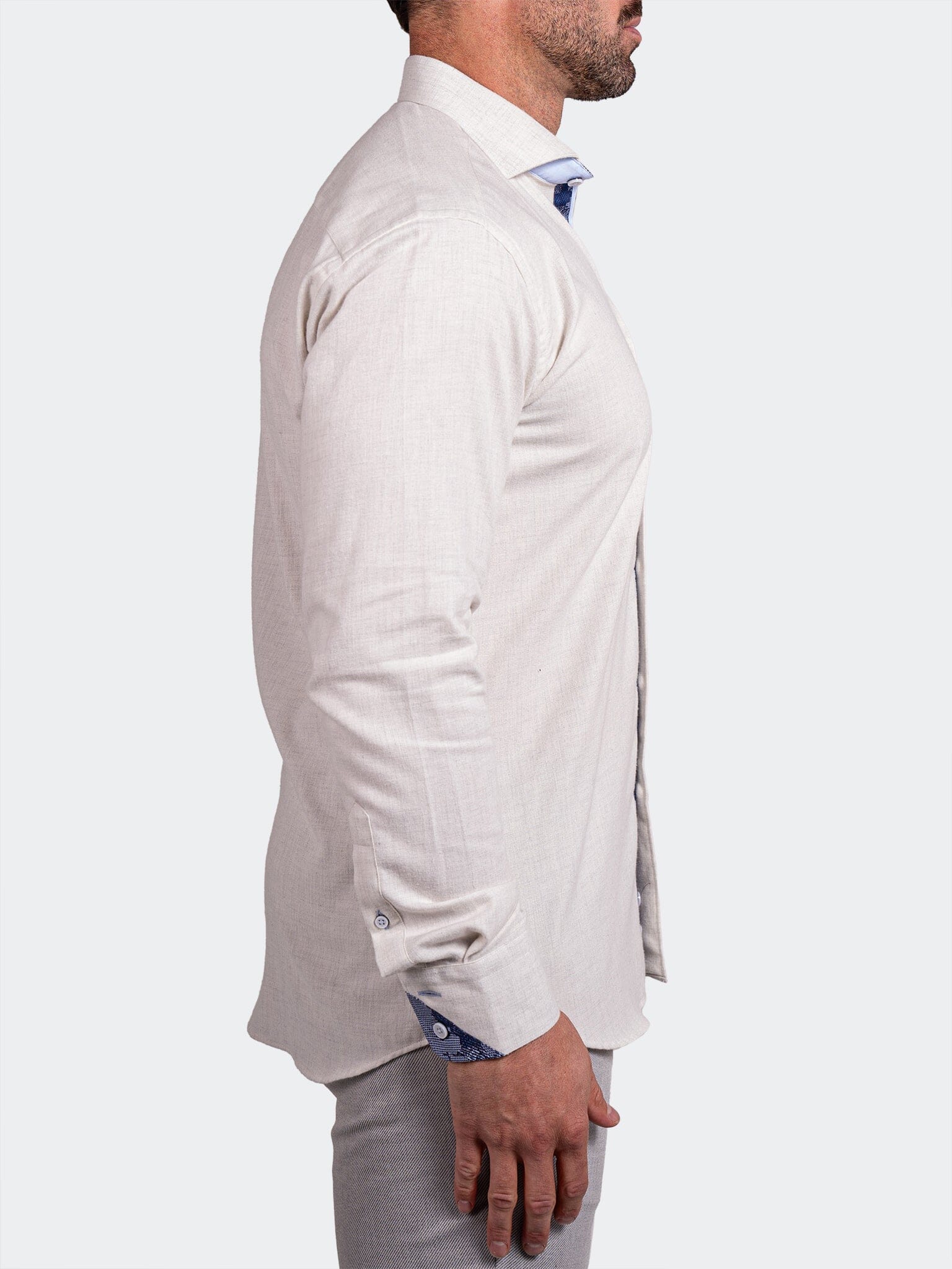 Eins Ascension Cream Linen Shirt
