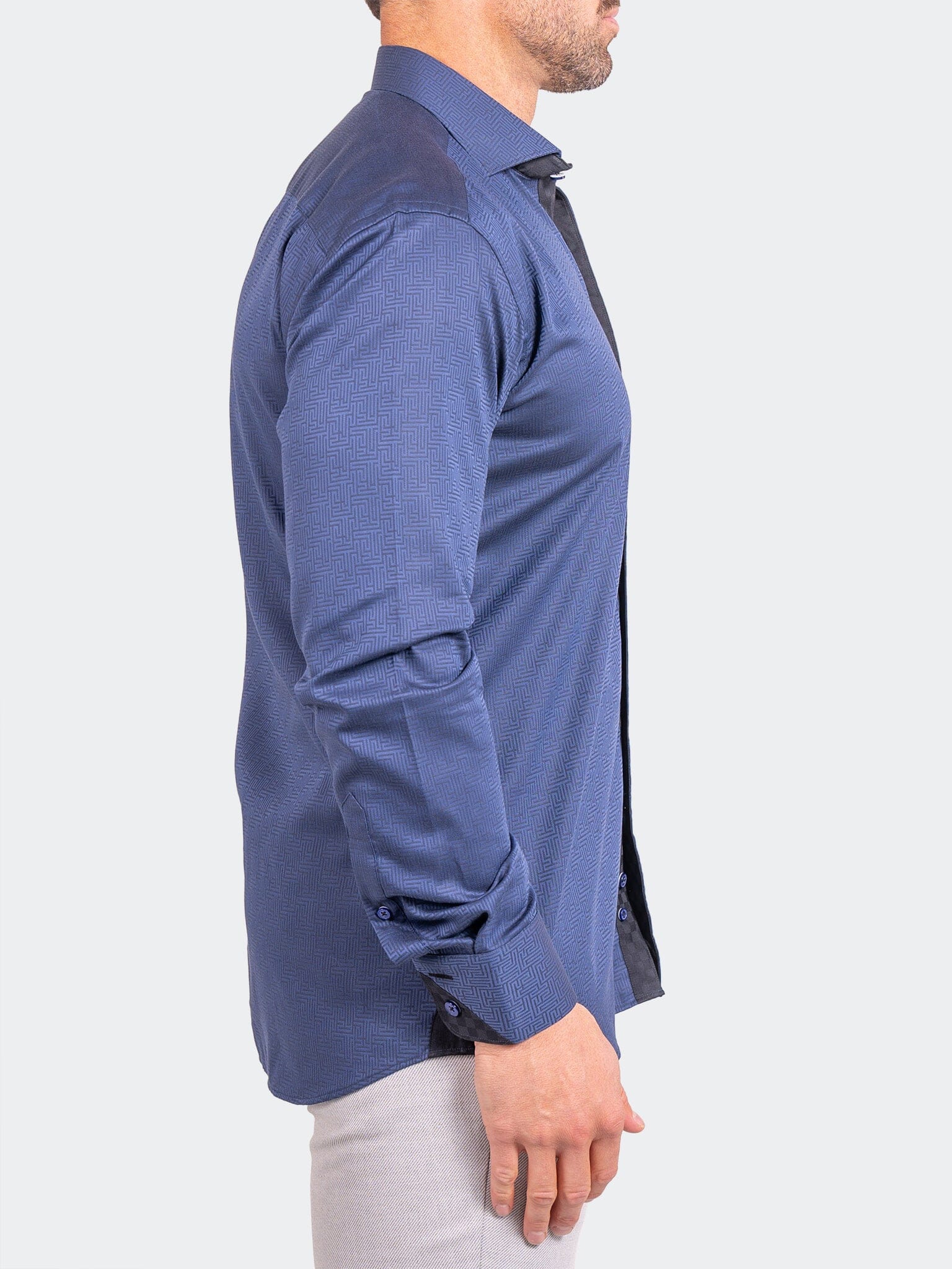 Eins Ascension Navy Weave Shirt