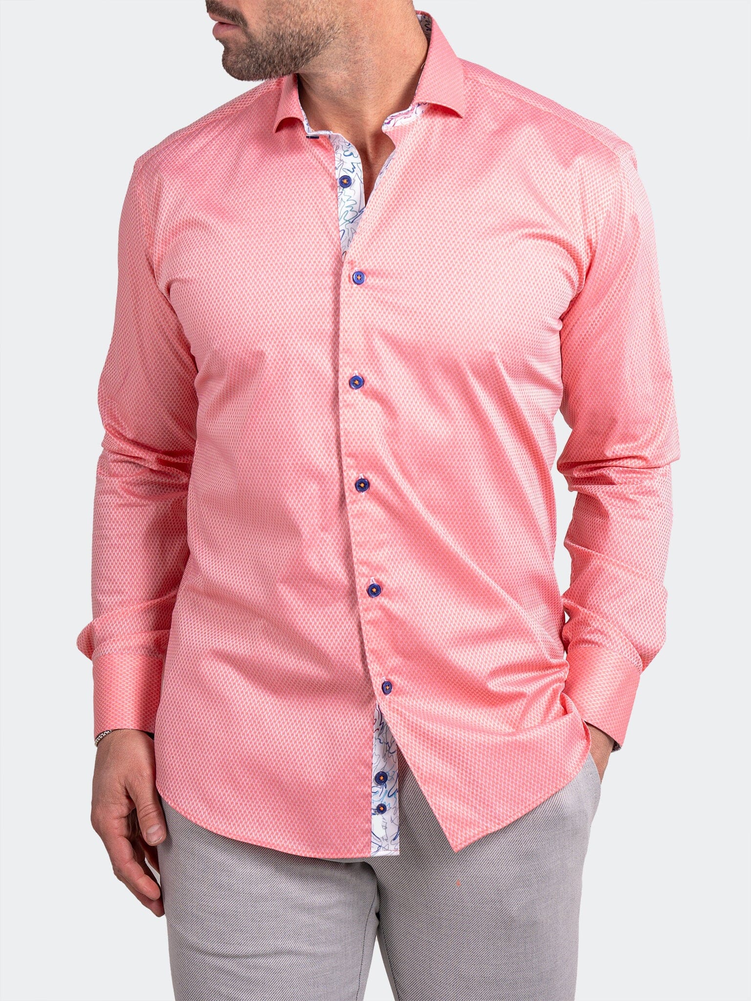 Eins Ascension Coral Pink Shirt