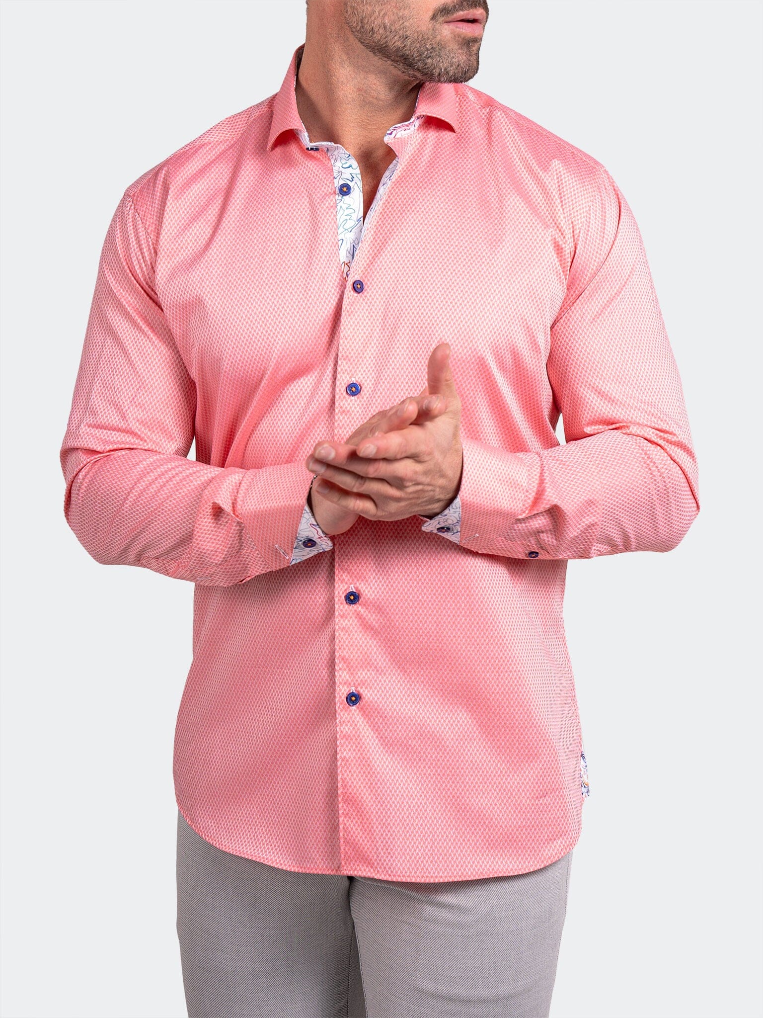 Eins Ascension Coral Pink Shirt
