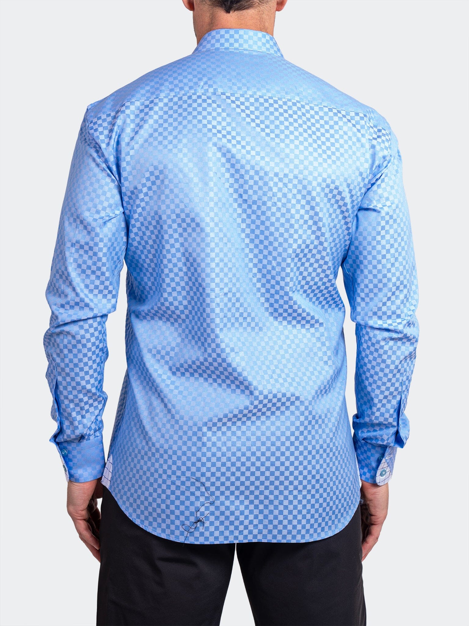 Eins Ascension Sky Check Shirt