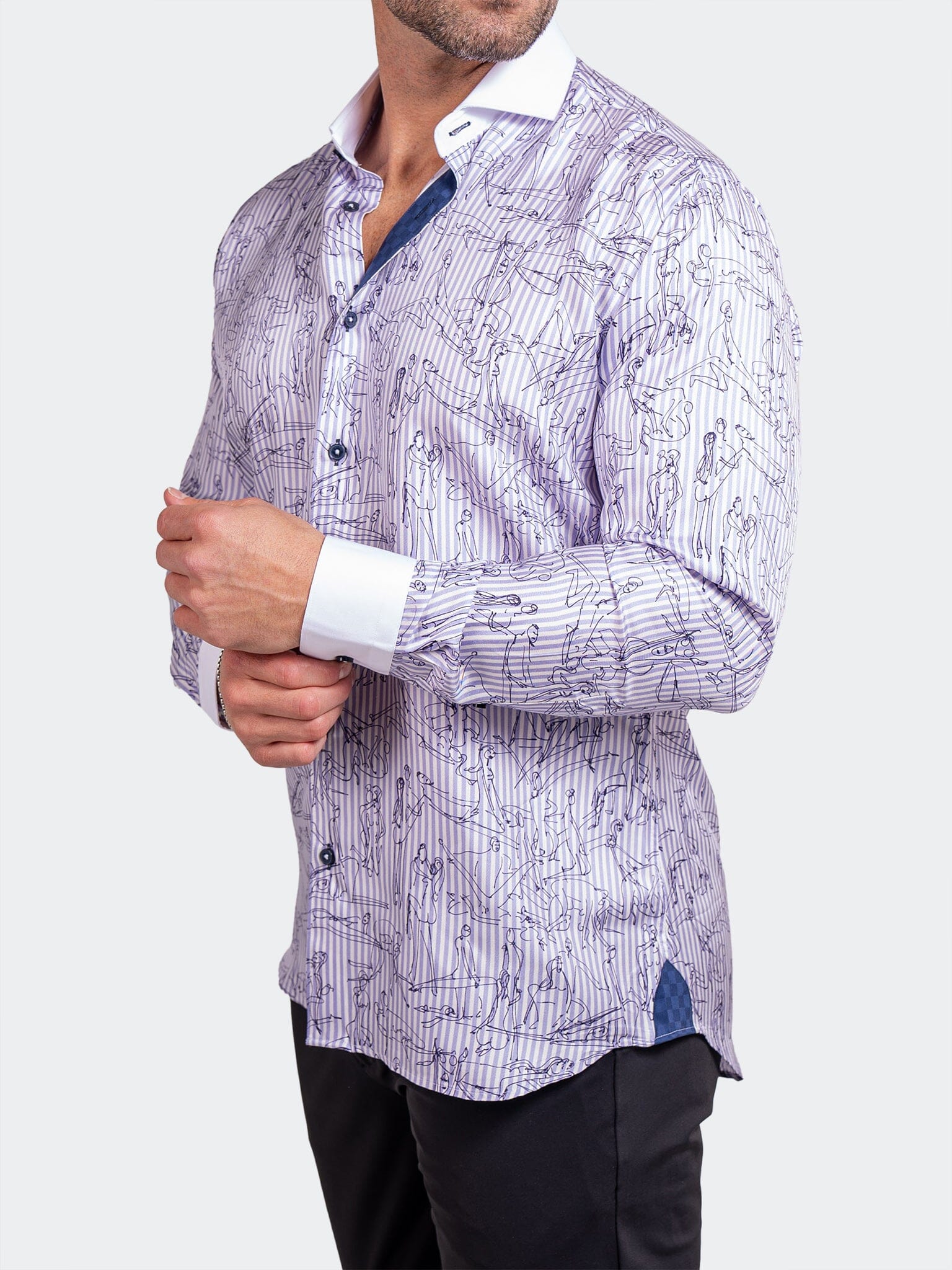 Eins Ascension Lilac Vine Shirt