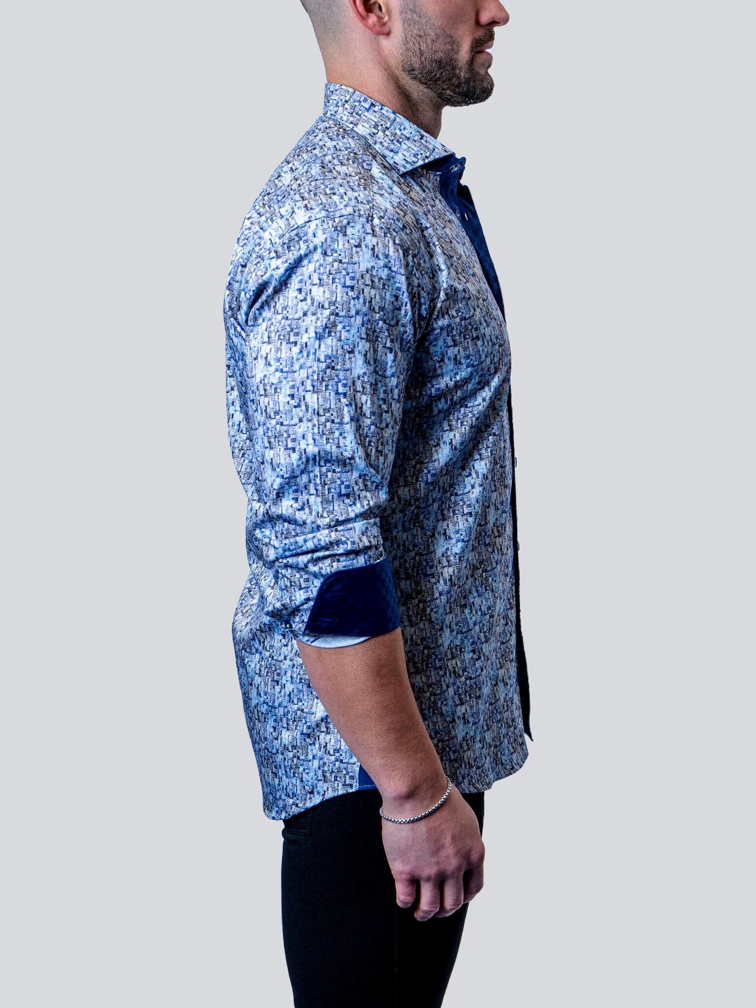 Eins Broken Square Blue