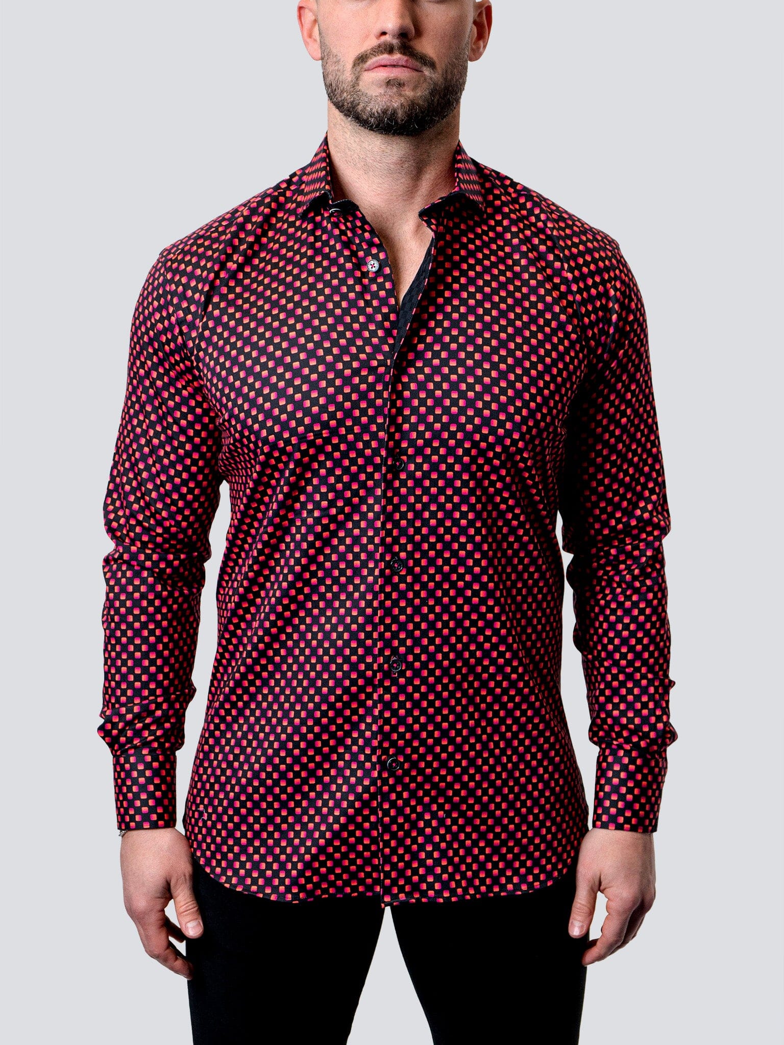 Eins Diagonal Check BLK