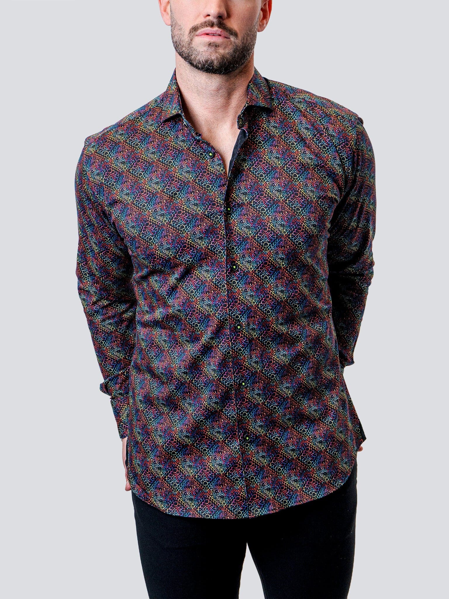Eins Diamonds Medallion Shirt