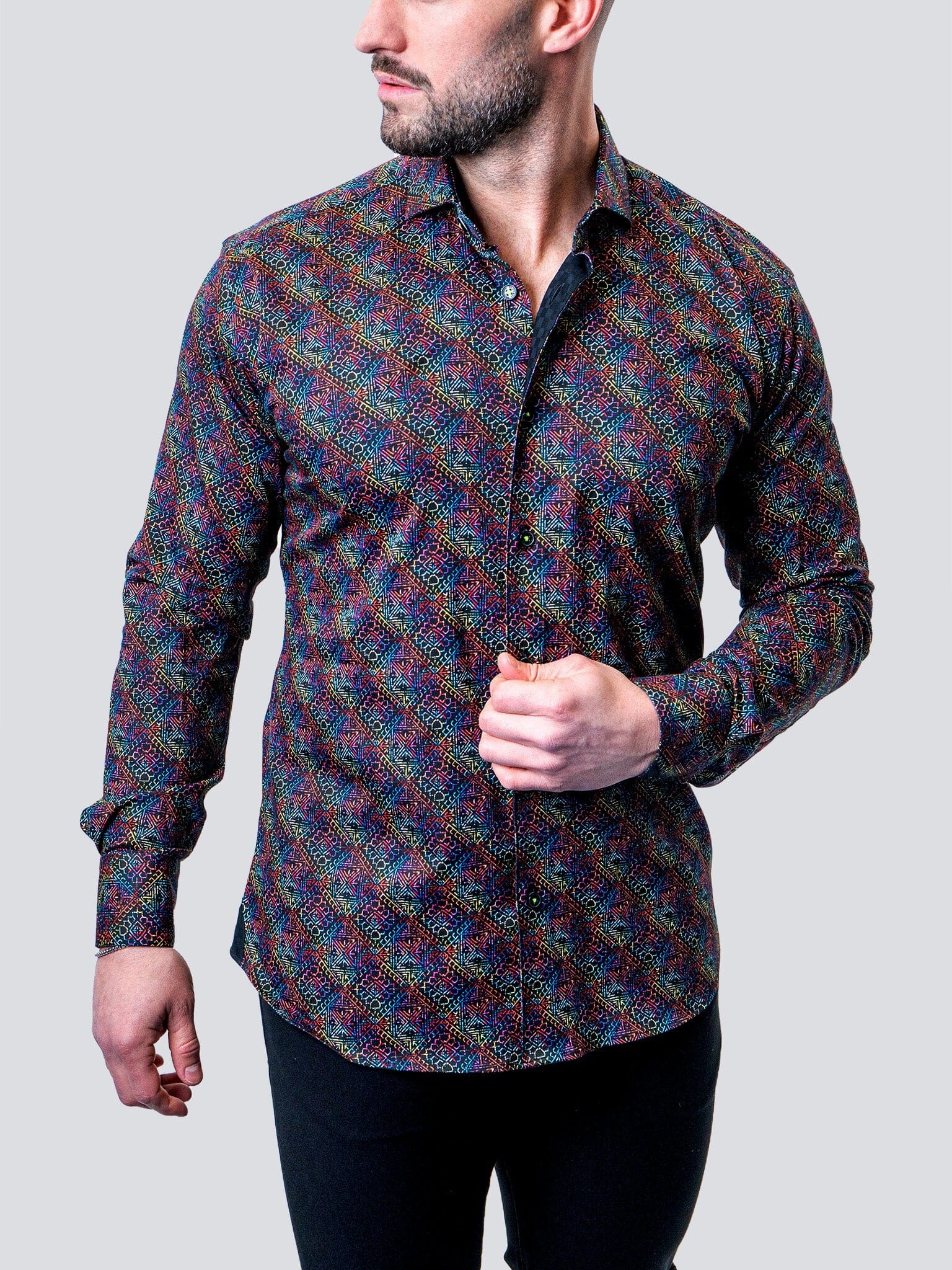 Eins Diamonds Medallion Shirt
