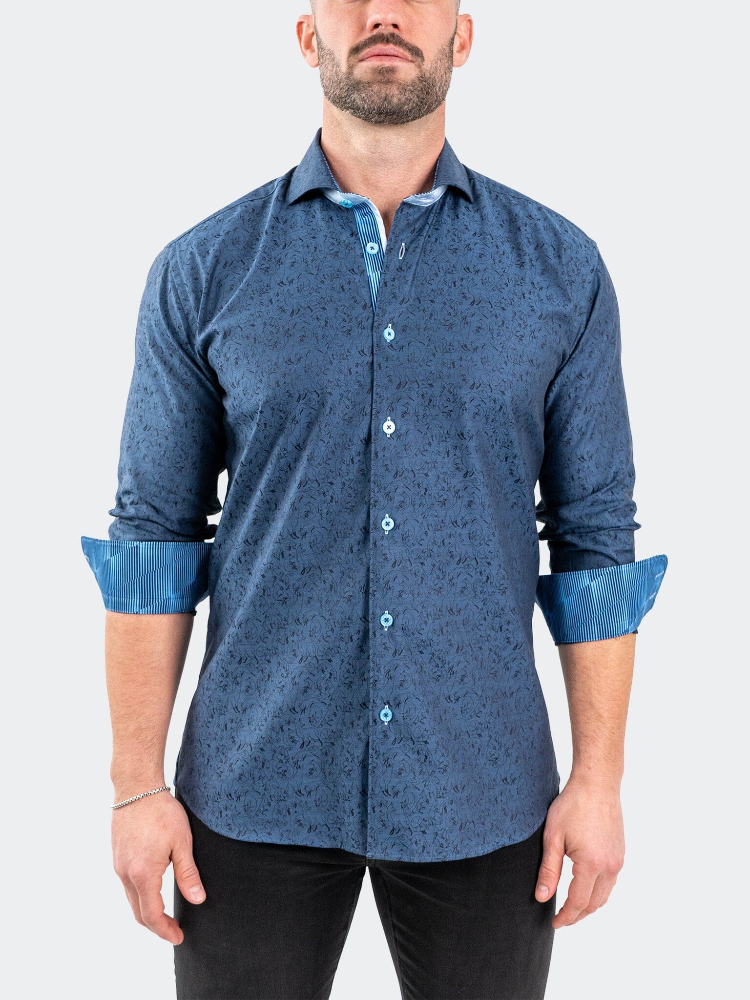 Eins JacqFoxtrot Navy Shirt