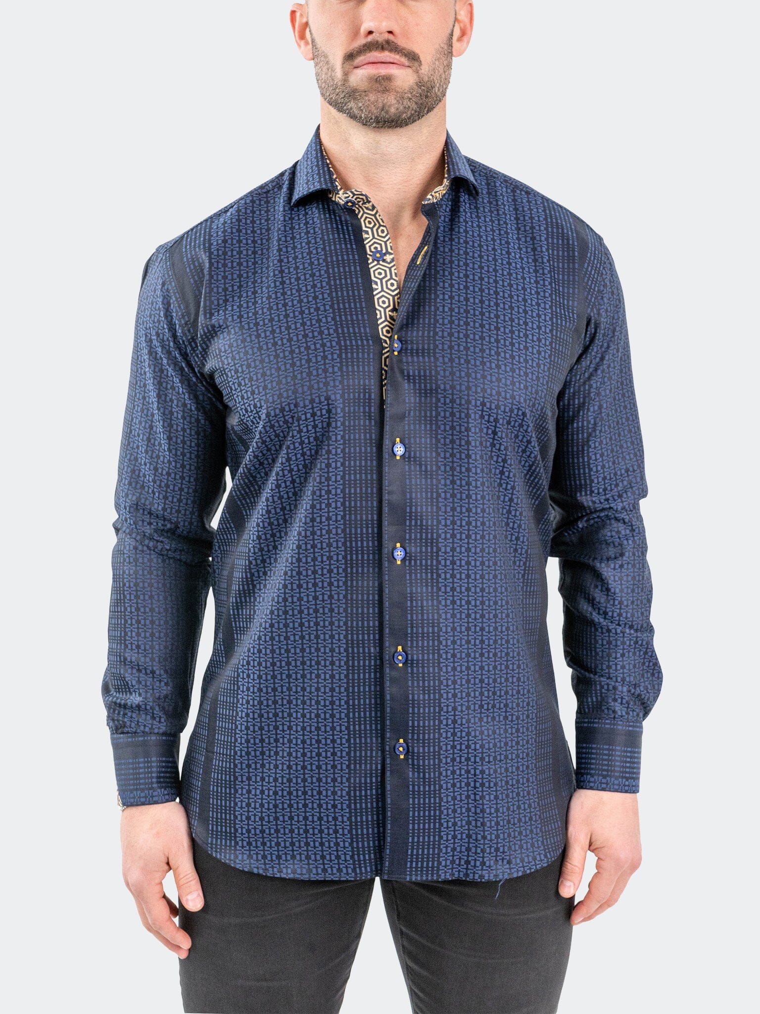 JacqHoney Blue Dress Shirt