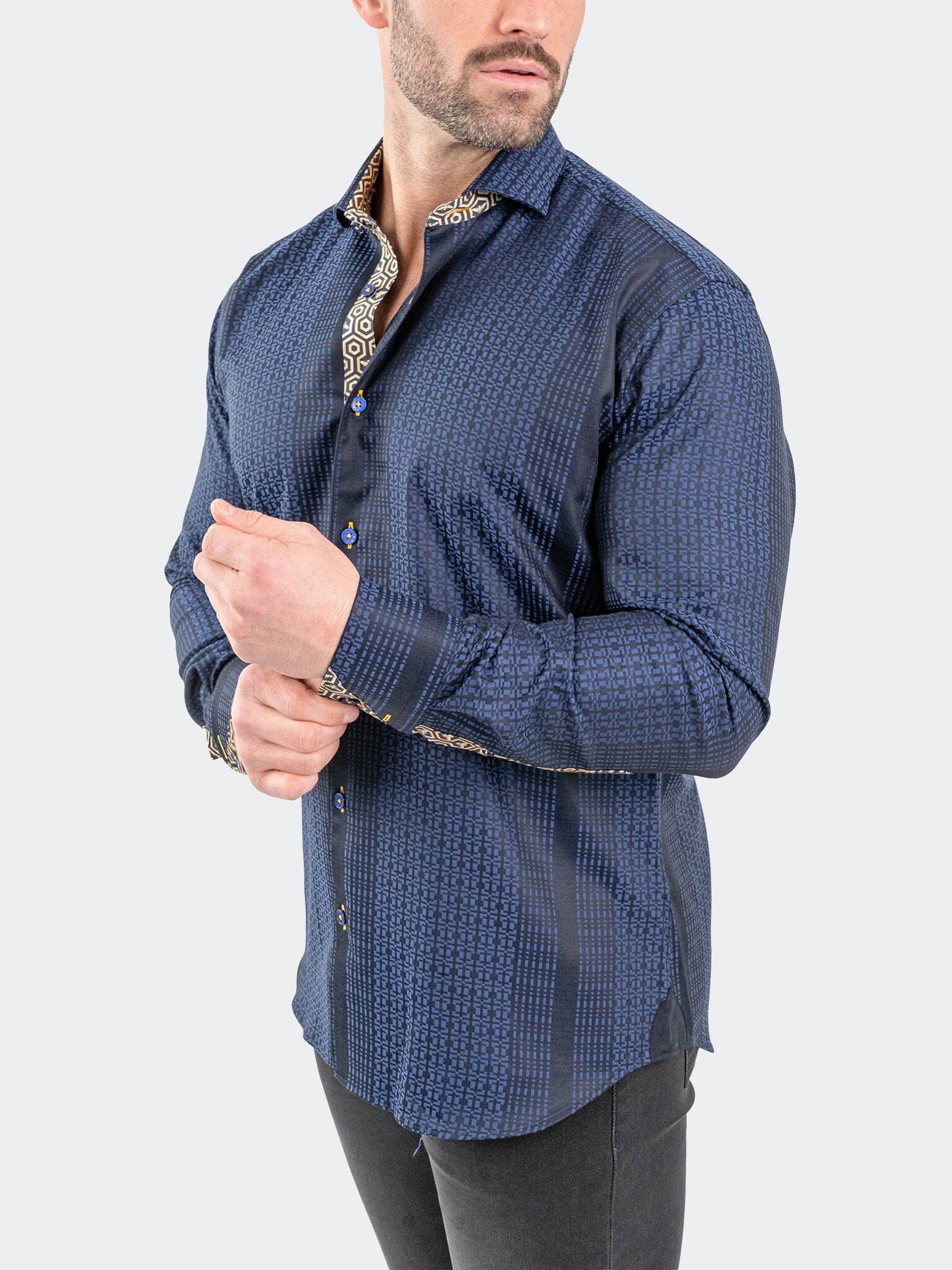 JacqHoney Blue Dress Shirt