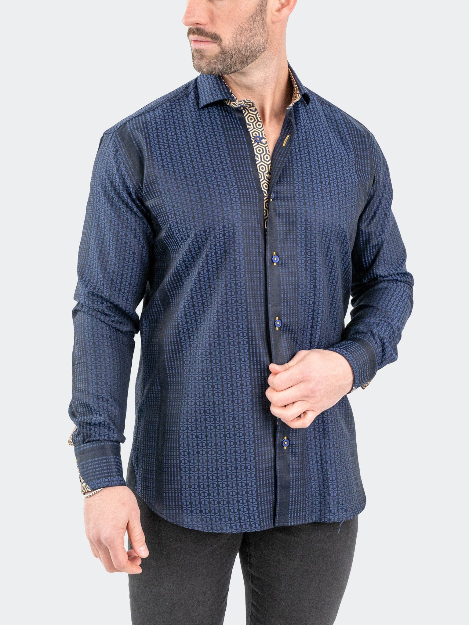 JacqHoney Blue Dress Shirt