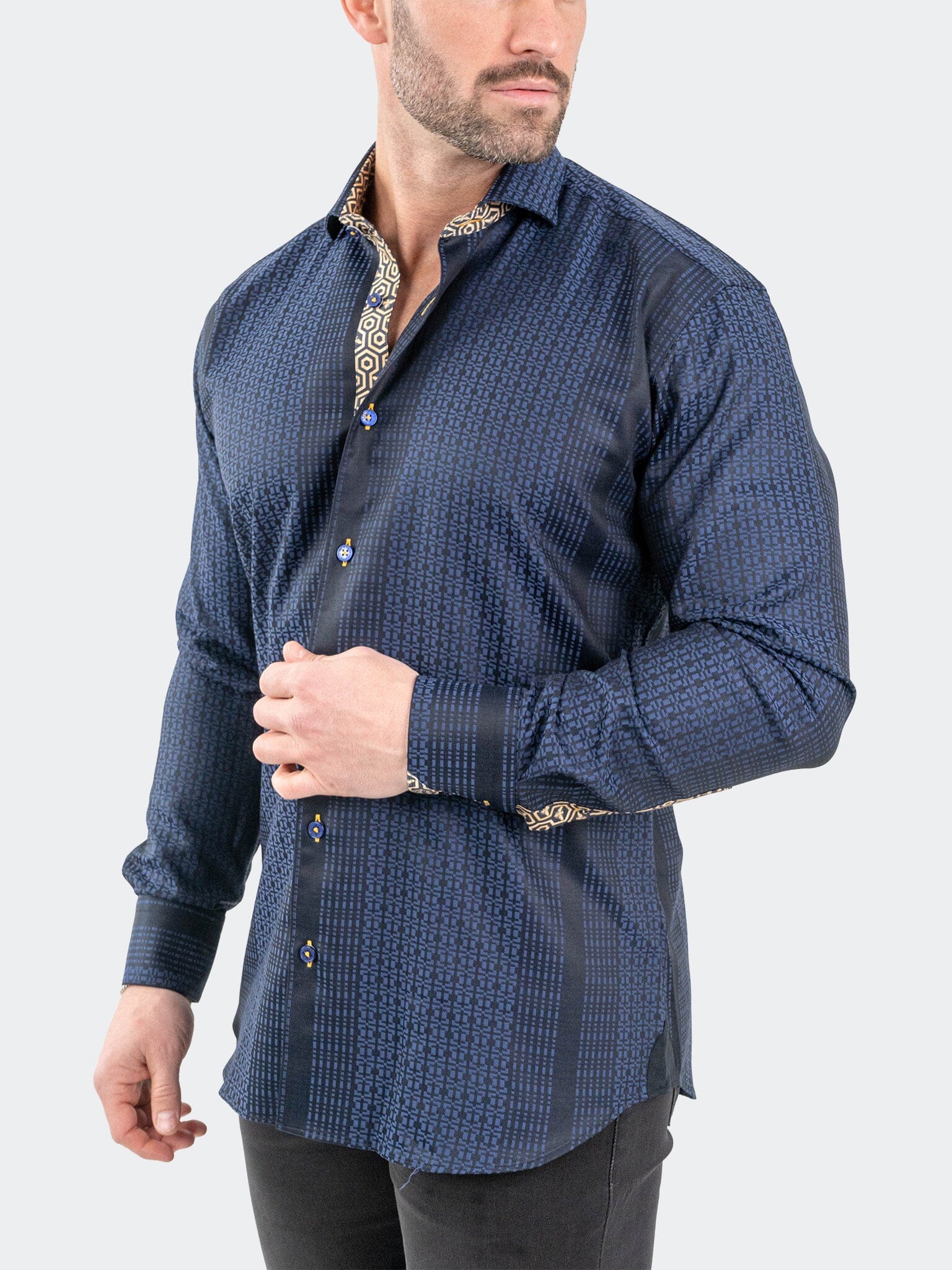 JacqHoney Blue Dress Shirt
